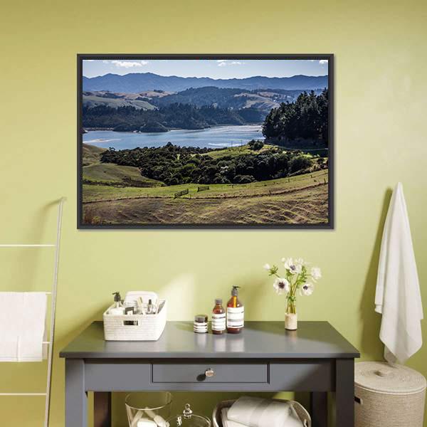 North Island Canvas Wall Art-1 Piece-Floating Frame-36" x 24"-Tiaracle
