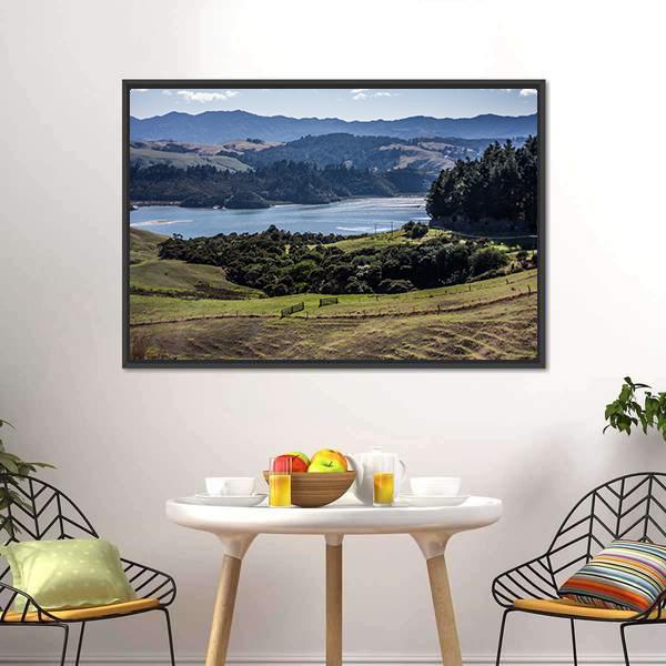 North Island Canvas Wall Art-5 Horizontal-Gallery Wrap-22" x 12"-Tiaracle