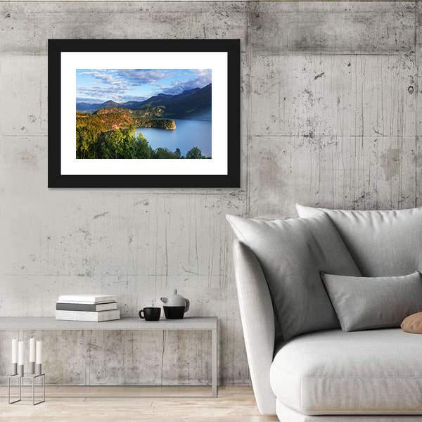 Norway Landscape Canvas Wall Art-5 Horizontal-Gallery Wrap-22" x 12"-Tiaracle