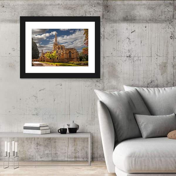 Norwich Cathedral Canvas Wall Art-5 Horizontal-Gallery Wrap-22" x 12"-Tiaracle