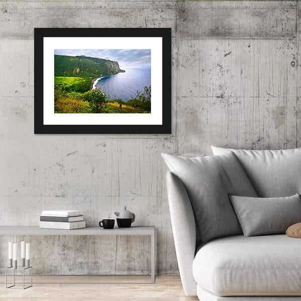 Ocean On Big Island Canvas Wall Art-5 Horizontal-Gallery Wrap-22" x 12"-Tiaracle
