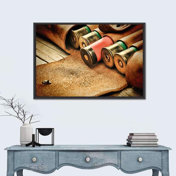 Old Bandoleer Canvas Wall Art-1 Piece-Floating Frame-24&quot; x 16&quot;-Tiaracle