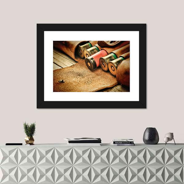 Old Bandoleer Canvas Wall Art-1 Piece-Framed Print-20&quot; x 16&quot;-Tiaracle