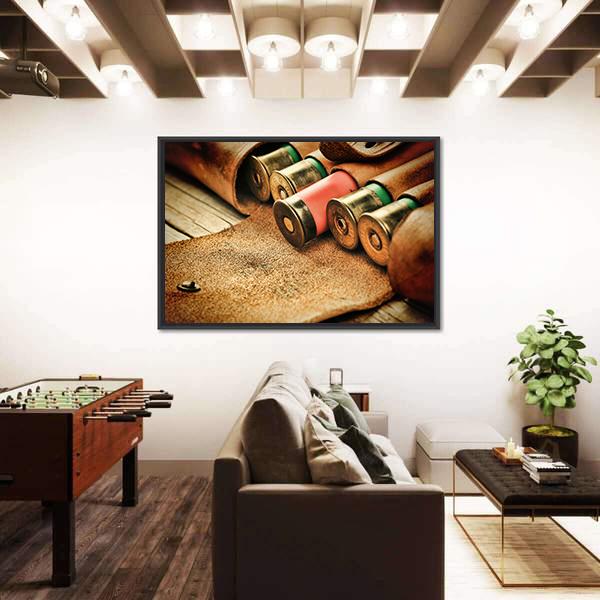 Old Bandoleer Canvas Wall Art-5 Horizontal-Gallery Wrap-22" x 12"-Tiaracle