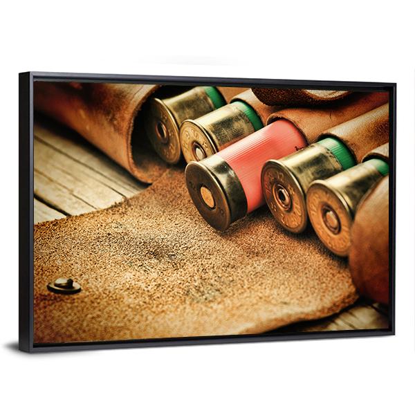 Old Bandoleer Canvas Wall Art-5 Horizontal-Gallery Wrap-22" x 12"-Tiaracle