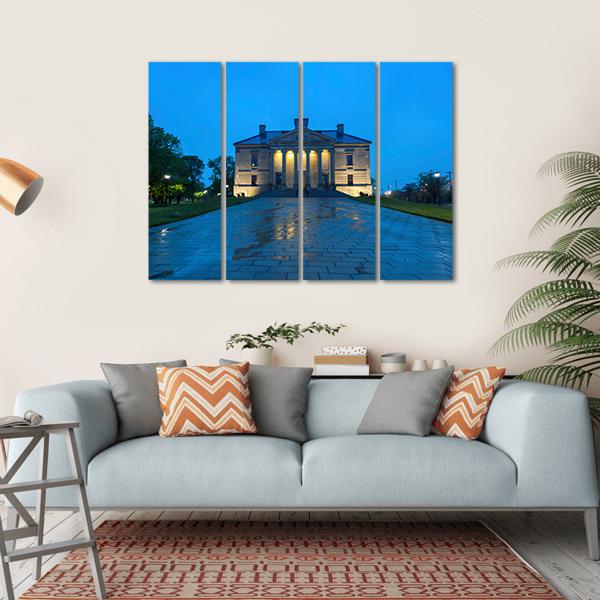 Old Colonial Building Canada Canvas Wall Art-4 Horizontal-Gallery Wrap-34" x 24"-Tiaracle
