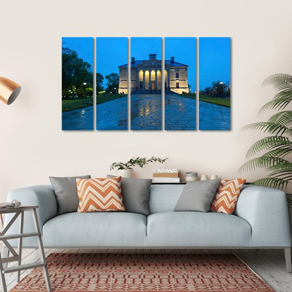 Old Colonial Building Canada Canvas Wall Art-5 Horizontal-Gallery Wrap-22" x 12"-Tiaracle