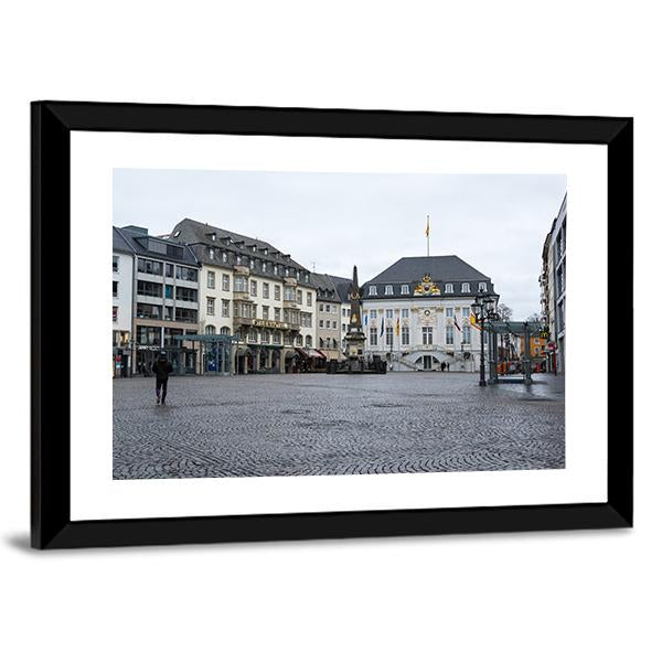 Old Houses In Bonn Canvas Wall Art-3 Horizontal-Gallery Wrap-25" x 16"-Tiaracle