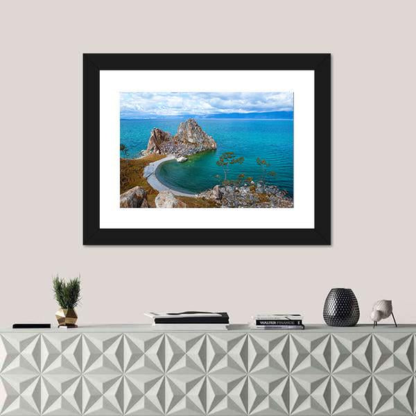Olkhon Island Canvas Wall Art-1 Piece-Framed Print-42" x 14"-Tiaracle