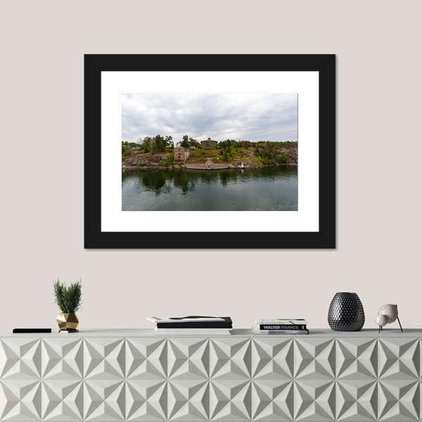 Oscar Fredriksborgs Fortification Canvas Wall Art-1 Piece-Framed Print-20" x 16"-Tiaracle