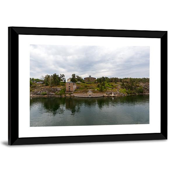 Oscar Fredriksborgs Fortification Canvas Wall Art-3 Horizontal-Gallery Wrap-25" x 16"-Tiaracle
