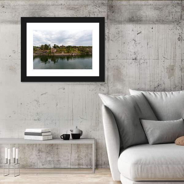 Oscar Fredriksborgs Fortification Canvas Wall Art-3 Horizontal-Gallery Wrap-25" x 16"-Tiaracle