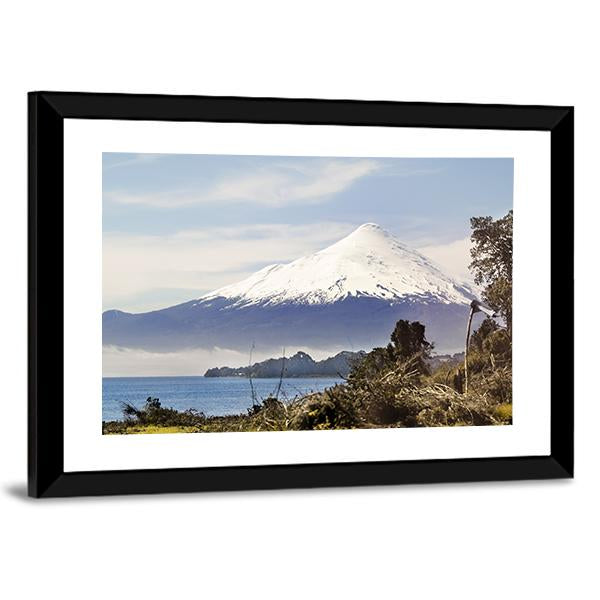 Osorno Volcano Behind Llanquihue Lake Canvas Wall Art-3 Horizontal-Gallery Wrap-25" x 16"-Tiaracle