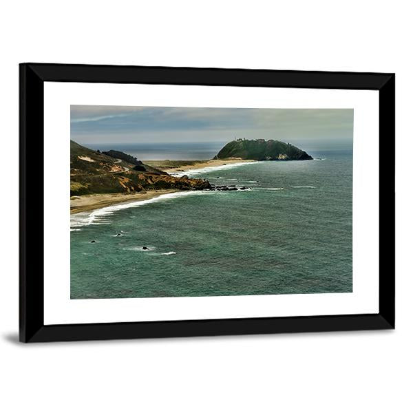 Pacific Ocean Big Sur California Canvas Wall Art-5 Horizontal-Gallery Wrap-22" x 12"-Tiaracle