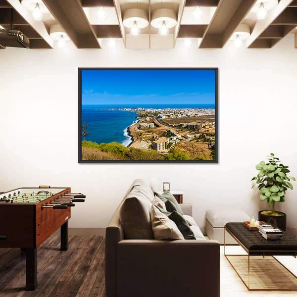 Panorama Of Dakar Canvas Wall Art-3 Horizontal-Gallery Wrap-25" x 16"-Tiaracle