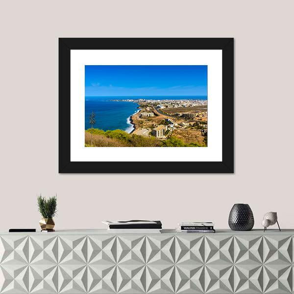 Panorama Of Dakar Canvas Wall Art-3 Horizontal-Gallery Wrap-25" x 16"-Tiaracle