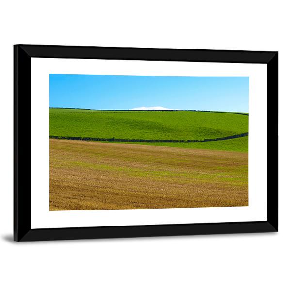 Panoramic Landscape View Of Cardross Hills Canvas Wall Art-3 Horizontal-Gallery Wrap-25" x 16"-Tiaracle