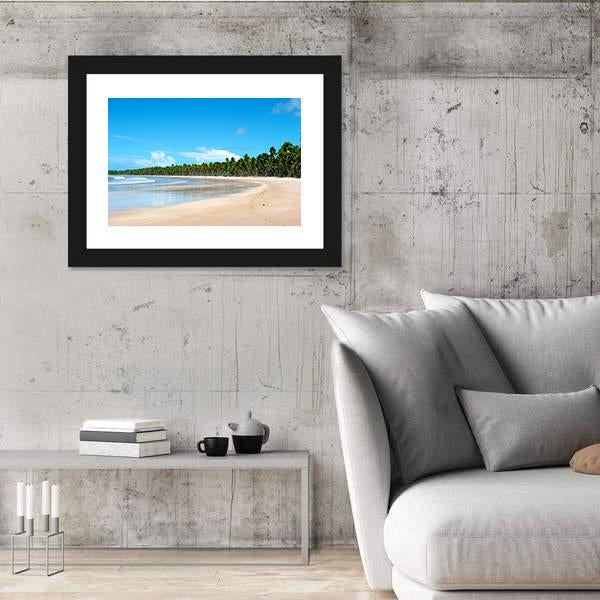 Paradise Beach In Ilha Do Boipeda Canvas Wall Art-3 Horizontal-Gallery Wrap-25" x 16"-Tiaracle