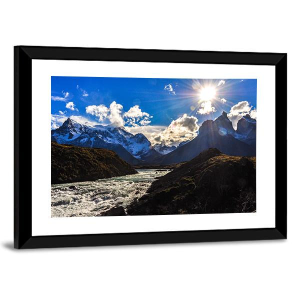 Parque Nacional Torres Del Paine Canvas Wall Art-5 Horizontal-Gallery Wrap-22" x 12"-Tiaracle
