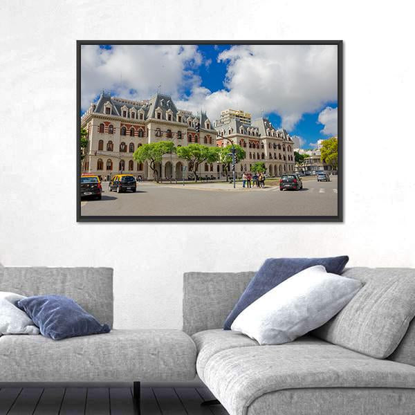 Paseo Colon Aveneu In Buenos Aires Canvas Wall Art-3 Horizontal-Gallery Wrap-25" x 16"-Tiaracle