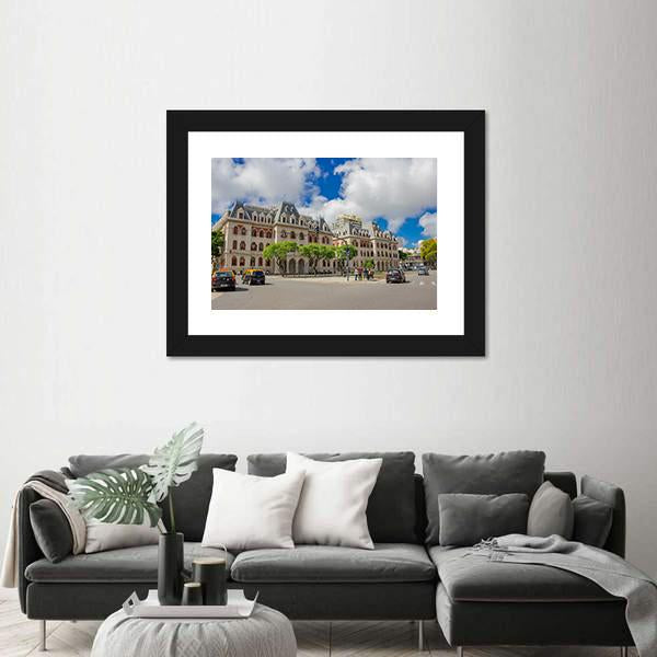 Paseo Colon Aveneu In Buenos Aires Canvas Wall Art-3 Horizontal-Gallery Wrap-25" x 16"-Tiaracle