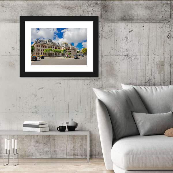 Paseo Colon Aveneu In Buenos Aires Canvas Wall Art-3 Horizontal-Gallery Wrap-25" x 16"-Tiaracle