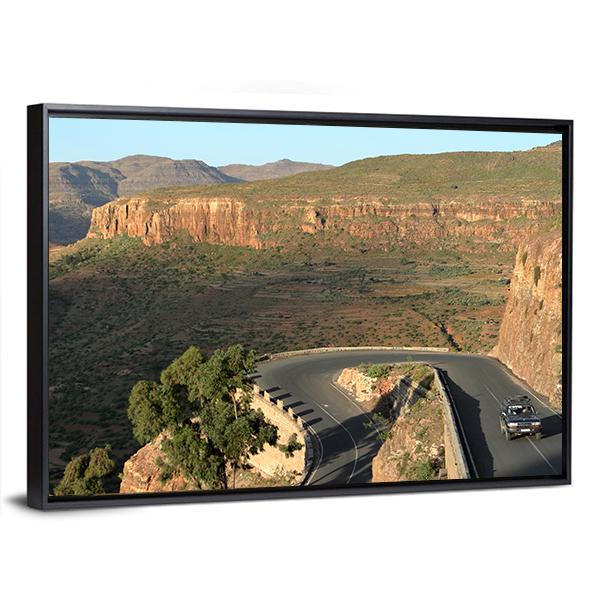 Pass Roads From The Rift Valley Of Ethiopia Canvas Wall Art-3 Horizontal-Gallery Wrap-25" x 16"-Tiaracle