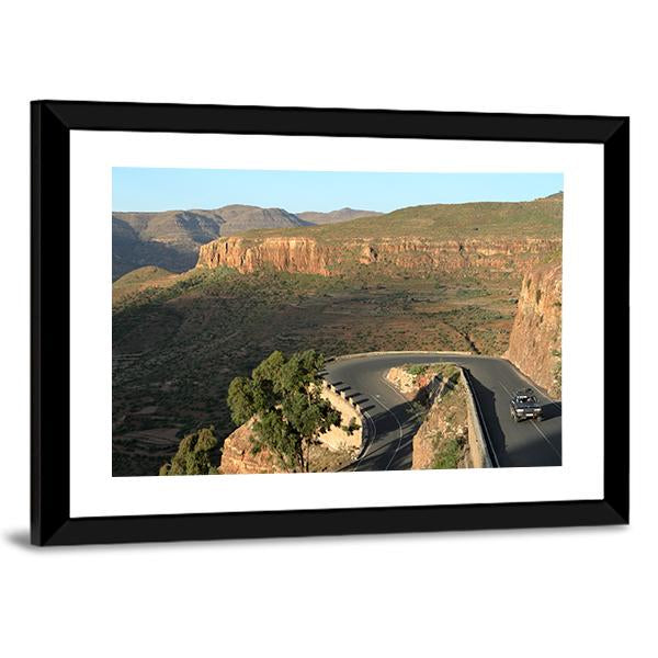 Pass Roads From The Rift Valley Of Ethiopia Canvas Wall Art-3 Horizontal-Gallery Wrap-25" x 16"-Tiaracle