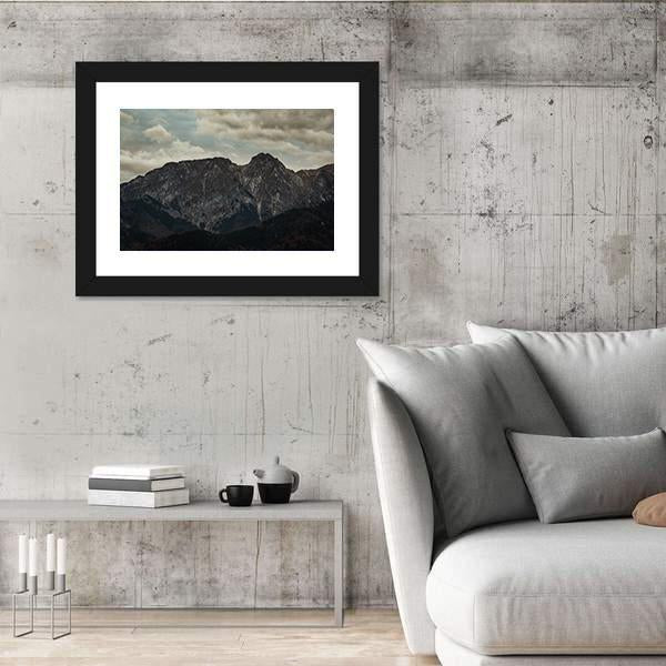 Peak Giewont In Tatra Mountains Canvas Wall Art-3 Horizontal-Gallery Wrap-25" x 16"-Tiaracle
