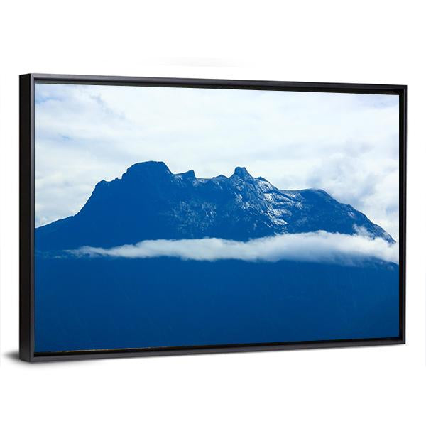 Peak Of Mount Kinabalu Canvas Wall Art-3 Horizontal-Gallery Wrap-25" x 16"-Tiaracle