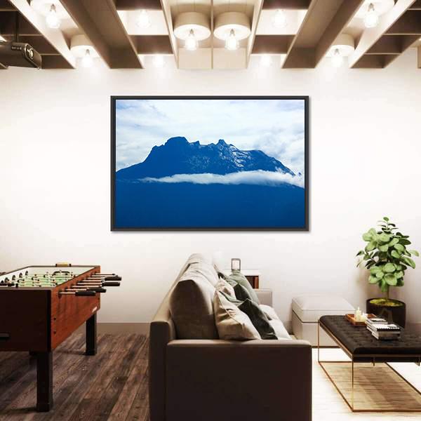 Peak Of Mount Kinabalu Canvas Wall Art-3 Horizontal-Gallery Wrap-25" x 16"-Tiaracle