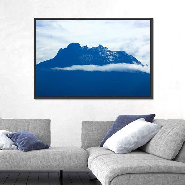 Peak Of Mount Kinabalu Canvas Wall Art-3 Horizontal-Gallery Wrap-25" x 16"-Tiaracle