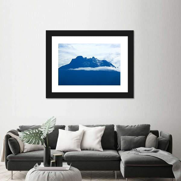 Peak Of Mount Kinabalu Canvas Wall Art-3 Horizontal-Gallery Wrap-25" x 16"-Tiaracle