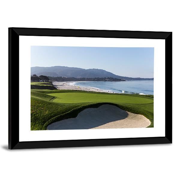 Pebble Beach Golf Course California Canvas Wall Art-5 Horizontal-Gallery Wrap-22&quot; x 12&quot;-Tiaracle