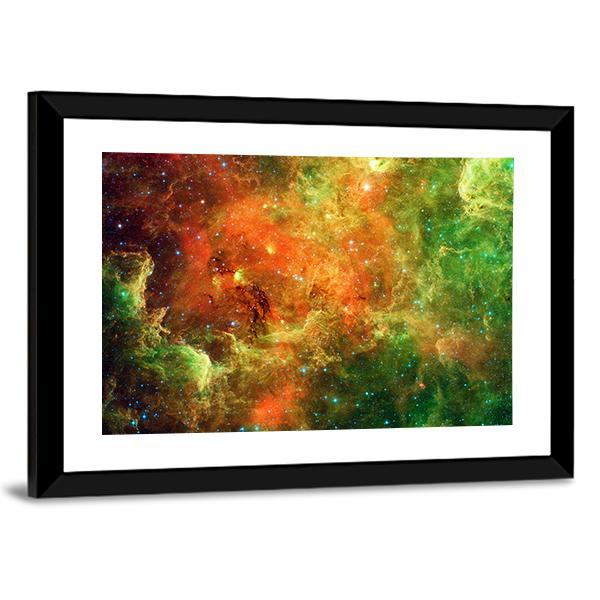 Pelican Nebula Canvas Wall Art-3 Horizontal-Gallery Wrap-25&quot; x 16&quot;-Tiaracle