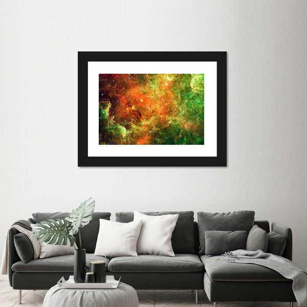 Pelican Nebula Canvas Wall Art-3 Horizontal-Gallery Wrap-25" x 16"-Tiaracle