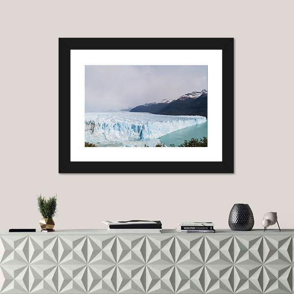 Perito Moreno Glacier Canvas Wall Art-1 Piece-Framed Print-20" x 16"-Tiaracle