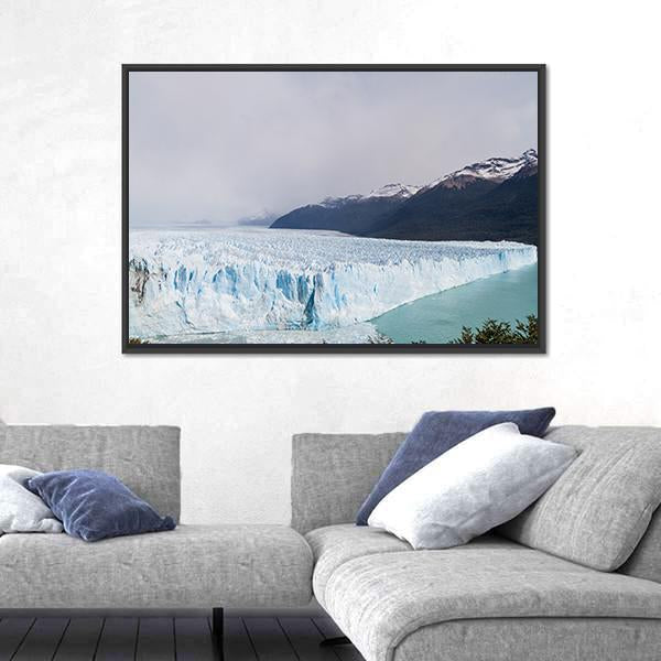 Perito Moreno Glacier Canvas Wall Art-3 Horizontal-Gallery Wrap-25" x 16"-Tiaracle