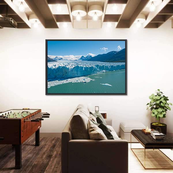 Perito Moreno Glacier Patagonia Argentina Canvas Wall Art-1 Piece-Floating Frame-24" x 16"-Tiaracle
