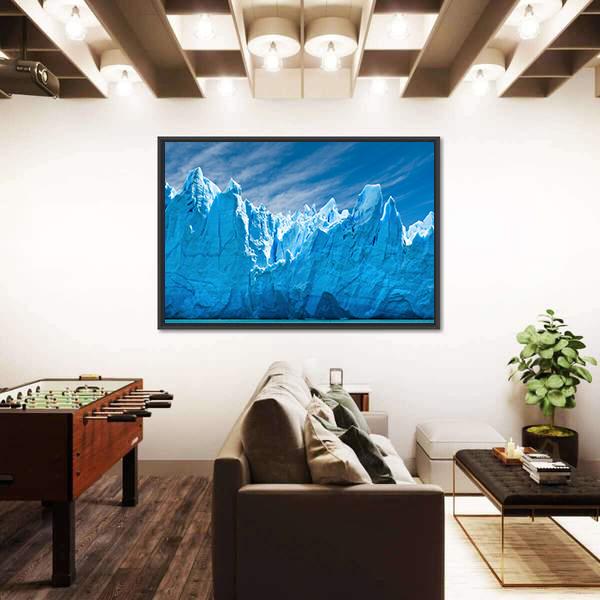 Perito Moreno Glacier Patagonia Argentina Canvas Wall Art-3 Horizontal-Gallery Wrap-25" x 16"-Tiaracle