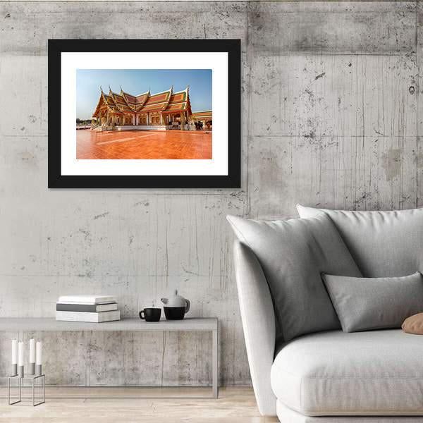 Phra That Choeng Chum Temple Canvas Wall Art-5 Horizontal-Gallery Wrap-22" x 12"-Tiaracle