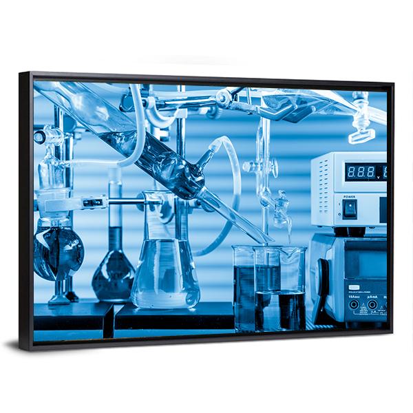 Physical Chemistry Laboratory Equipment Canvas Wall Art-3 Horizontal-Gallery Wrap-25" x 16"-Tiaracle