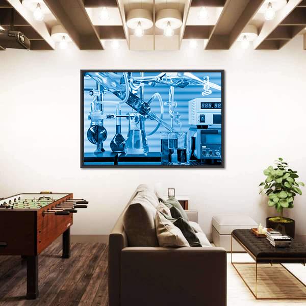 Physical Chemistry Laboratory Equipment Canvas Wall Art-3 Horizontal-Gallery Wrap-25" x 16"-Tiaracle