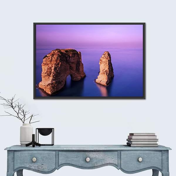 Picture Of Rawsha Rock Canvas Wall Art-1 Piece-Floating Frame-24" x 16"-Tiaracle