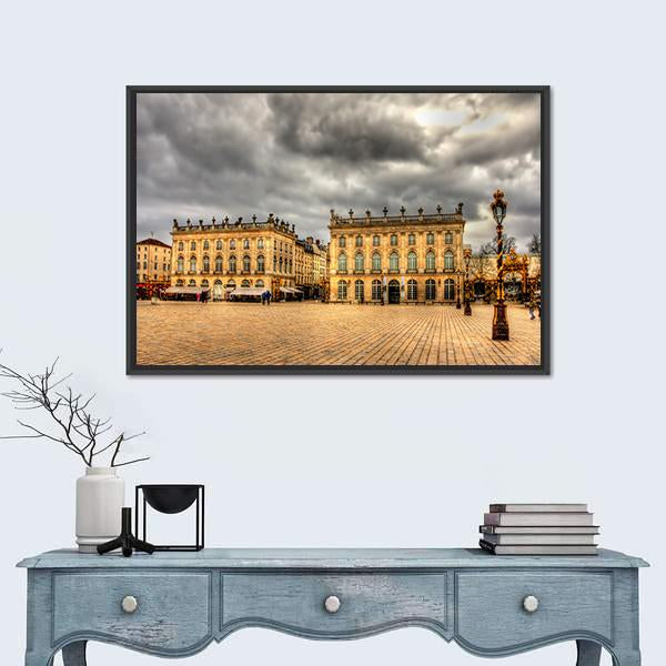 Place Stanislas In Nancy France Canvas Wall Art-1 Piece-Floating Frame-24" x 16"-Tiaracle