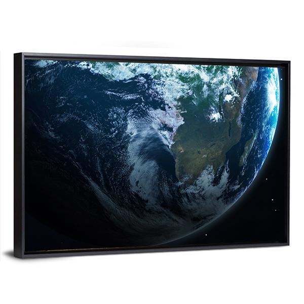 Planets Of The Solar System Canvas Wall Art-3 Horizontal-Gallery Wrap-25" x 16"-Tiaracle