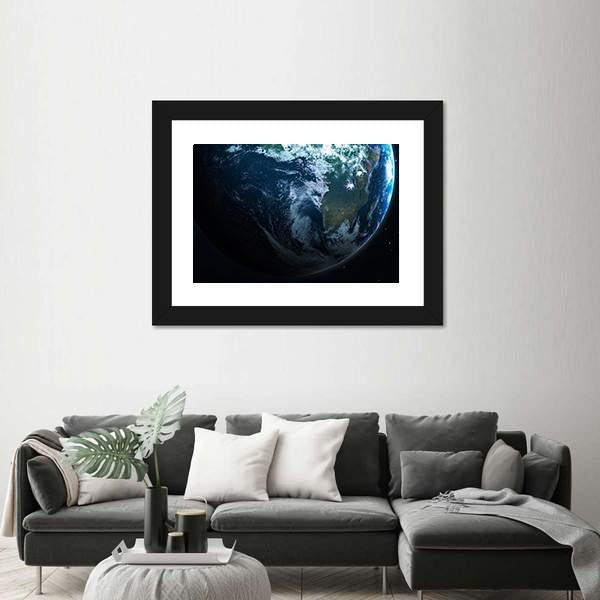 Planets Of The Solar System Canvas Wall Art-3 Horizontal-Gallery Wrap-25" x 16"-Tiaracle