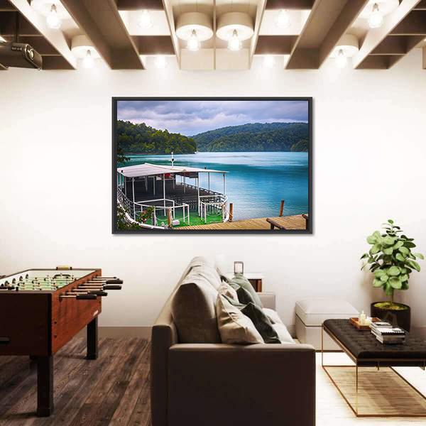 Plitvice Lakes Of Croatia Canvas Wall Art-5 Horizontal-Gallery Wrap-22" x 12"-Tiaracle