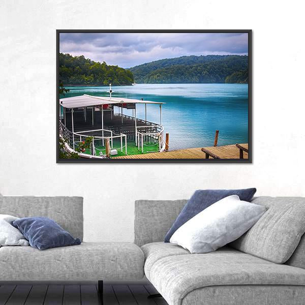 Plitvice Lakes Of Croatia Canvas Wall Art-5 Horizontal-Gallery Wrap-22" x 12"-Tiaracle