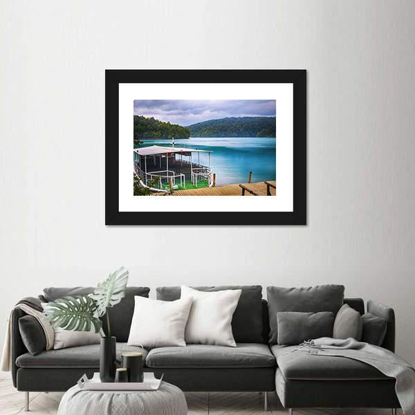 Plitvice Lakes Of Croatia Canvas Wall Art-5 Horizontal-Gallery Wrap-22" x 12"-Tiaracle